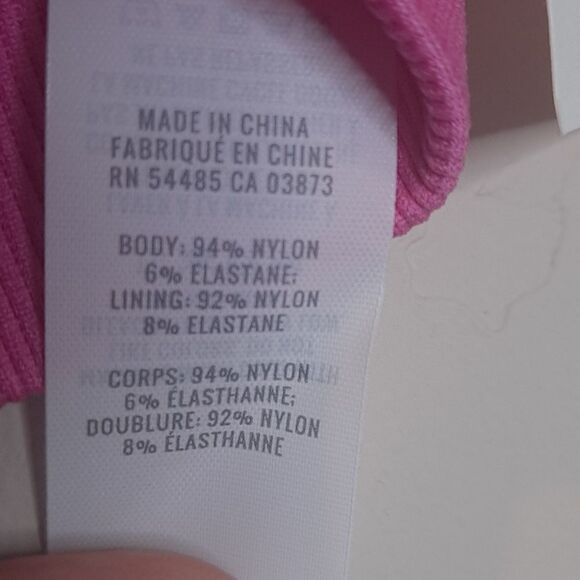 Aerie NWT seamless ring plunge bralette blue ribbed size Small - Picture 6 of 7